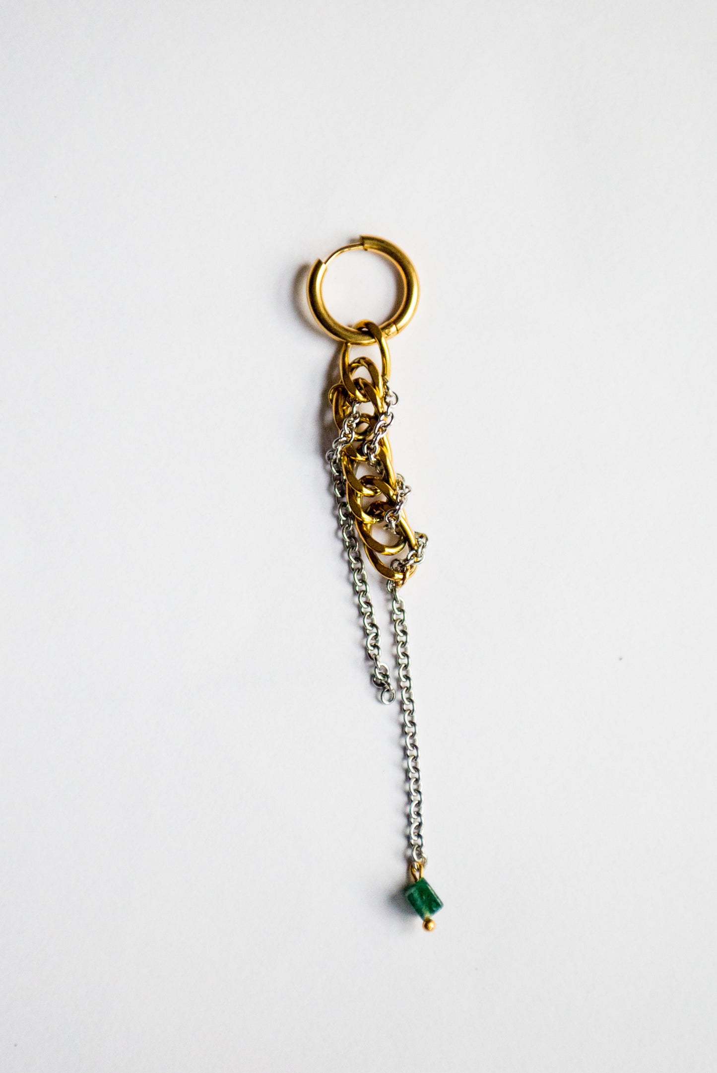 Mono boucle maillons en cascade