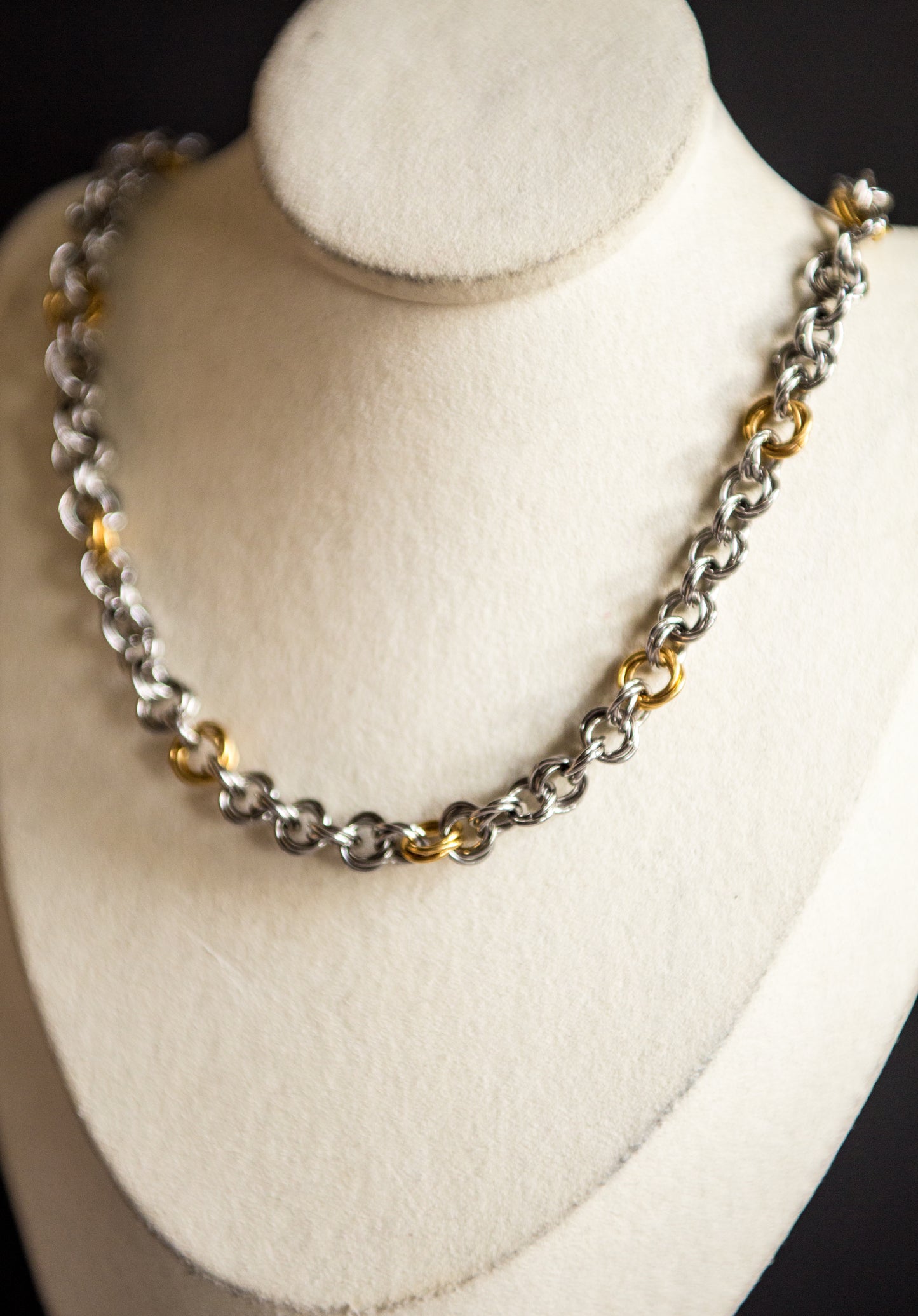 Collier chaine maille