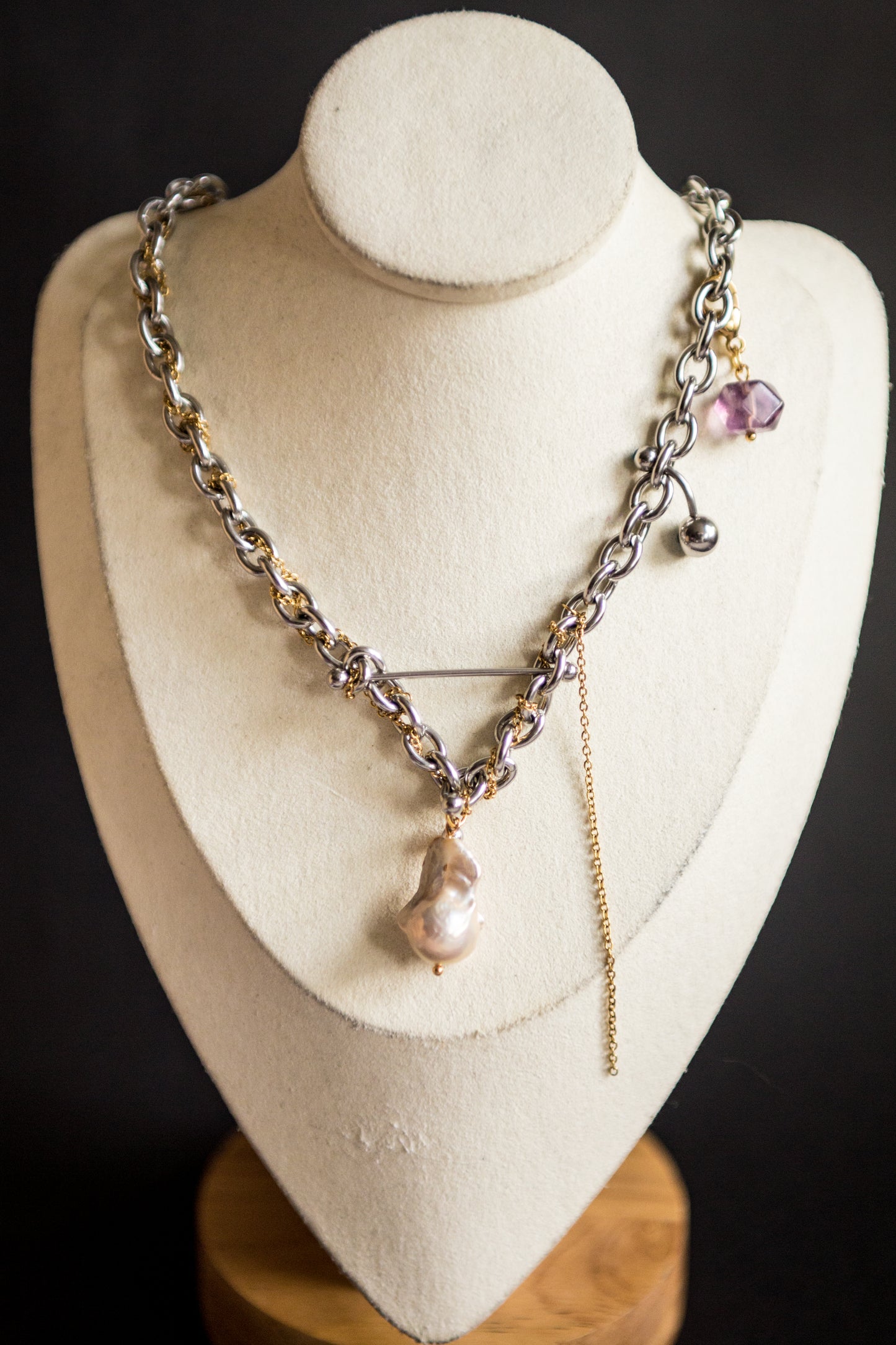Collier charms Mother of pearl