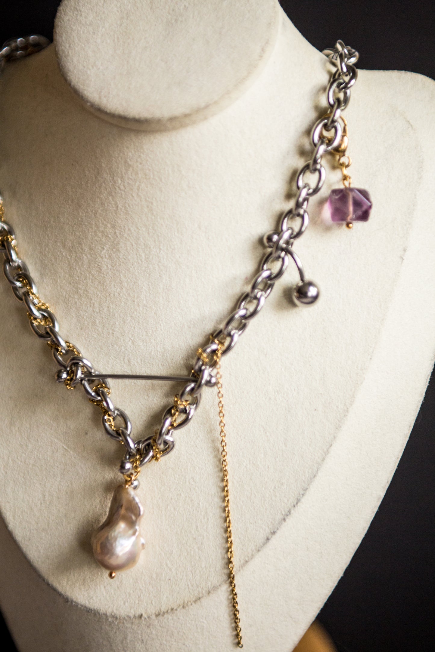 Collier charms Mother of pearl