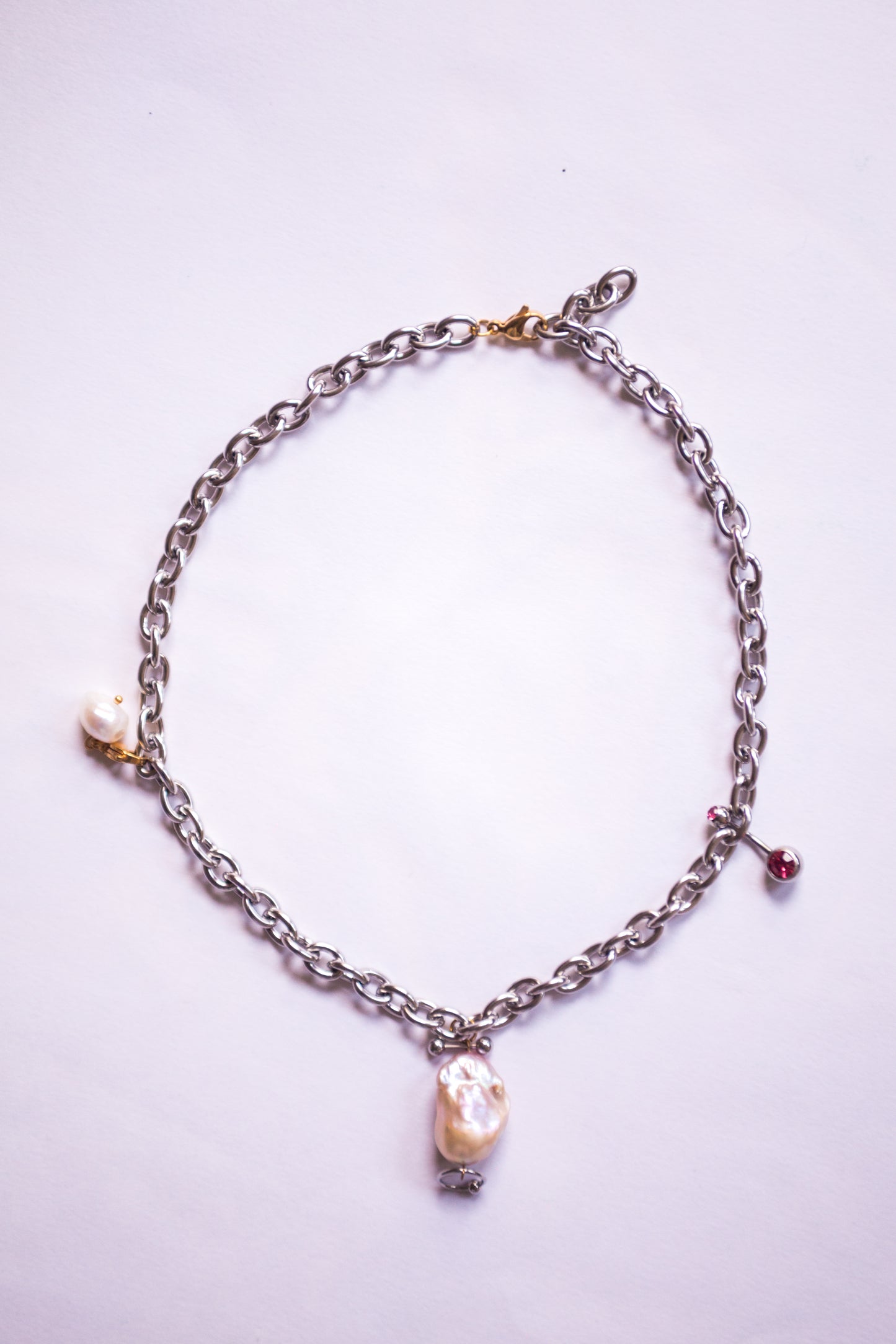 Collier Chrome & Nacre