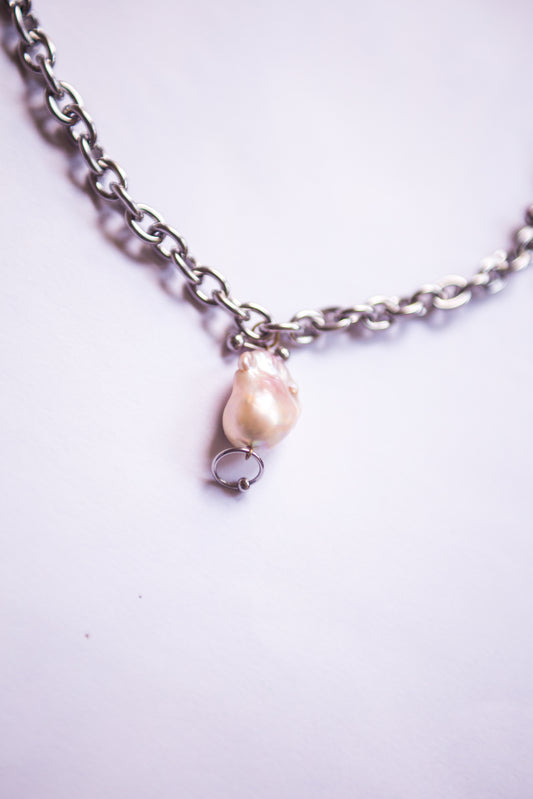 Collier Chrome & Nacre